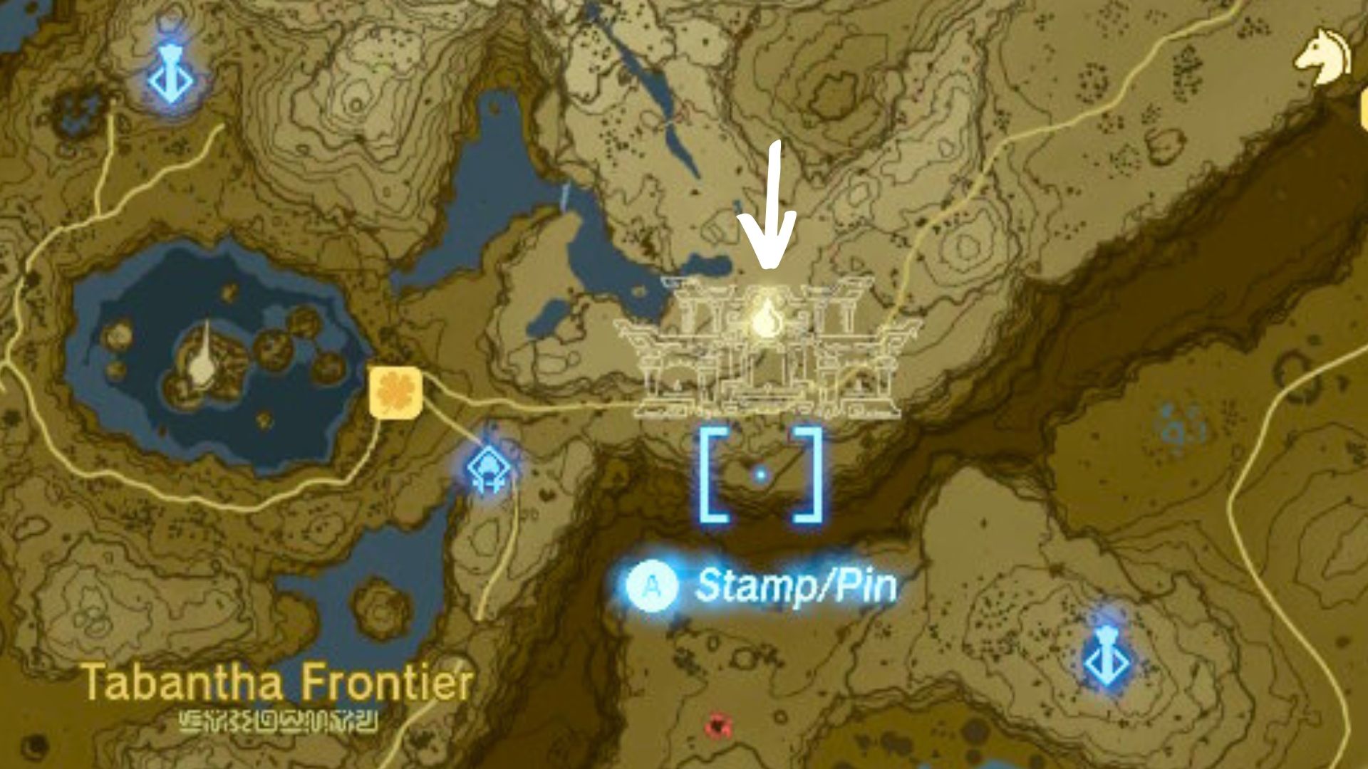 Ubicación de Rauru's Castle Dragon Tear en Zelda TOTK