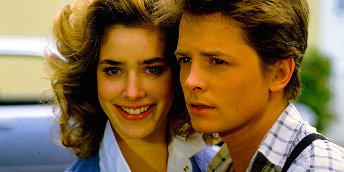 Jennifer y Marty McFly en Regreso al futuro