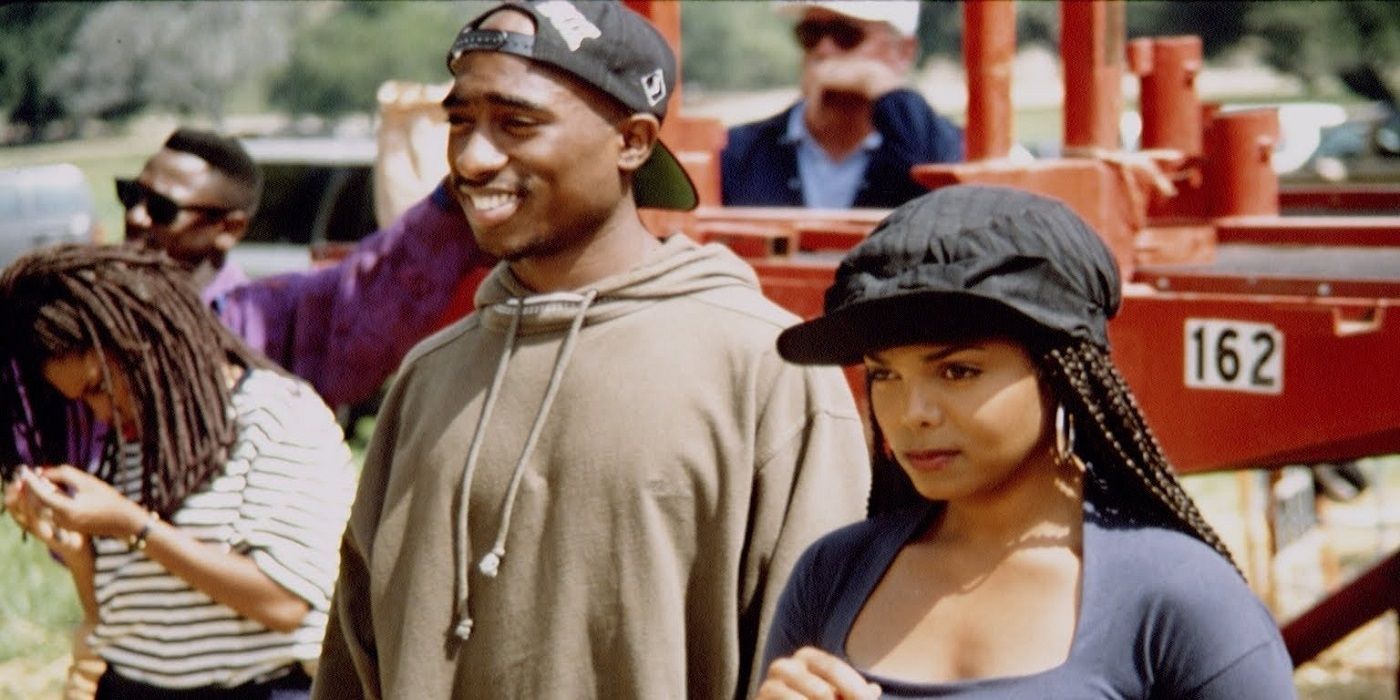 Janet Jackson y Tupac Shakur en Poetic Justice