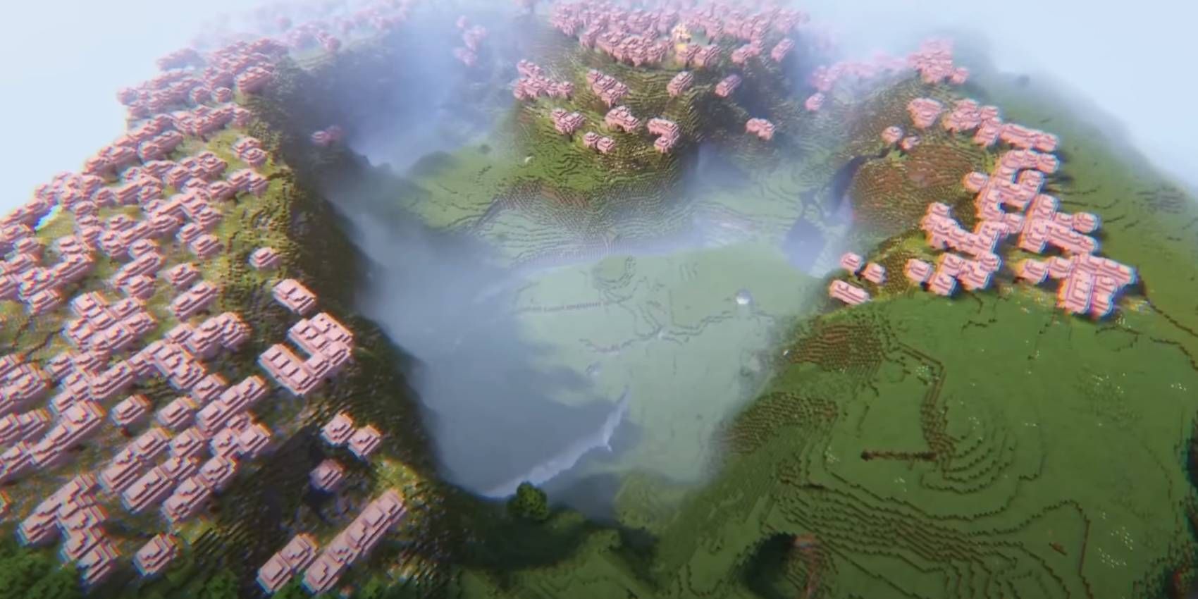Semilla de flor de cerezo de Minecraft Meadow of Love