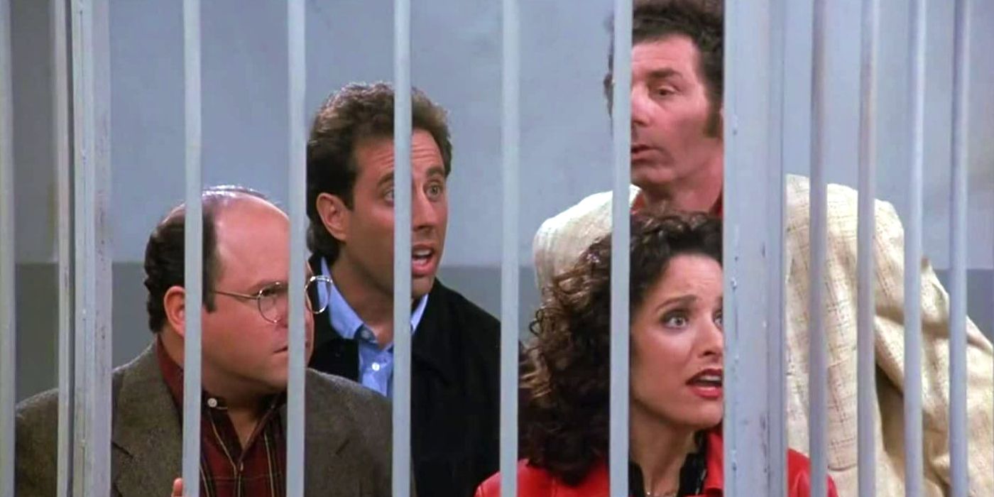 Los personajes de Seinfeld en prisión en el final de la serie