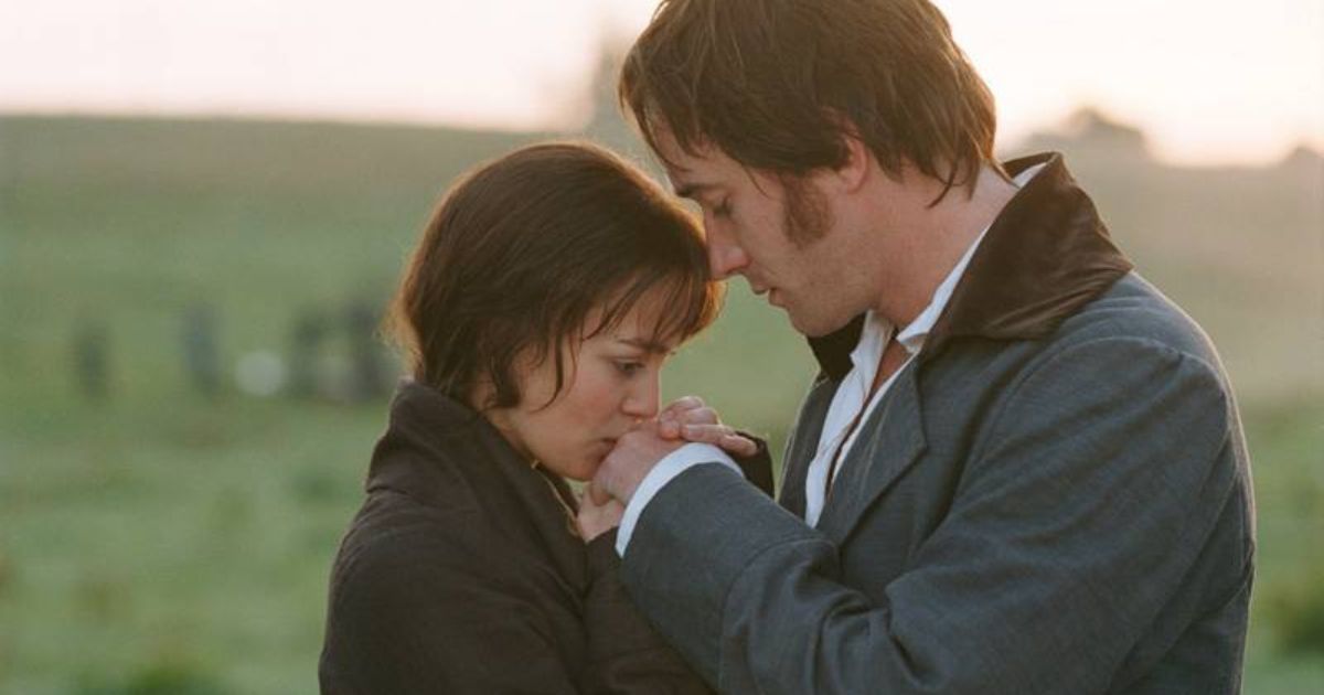 Lizzy (Keira Knightley) y Darcy (Matthew Macfadyen) finalmente admiten su amor.