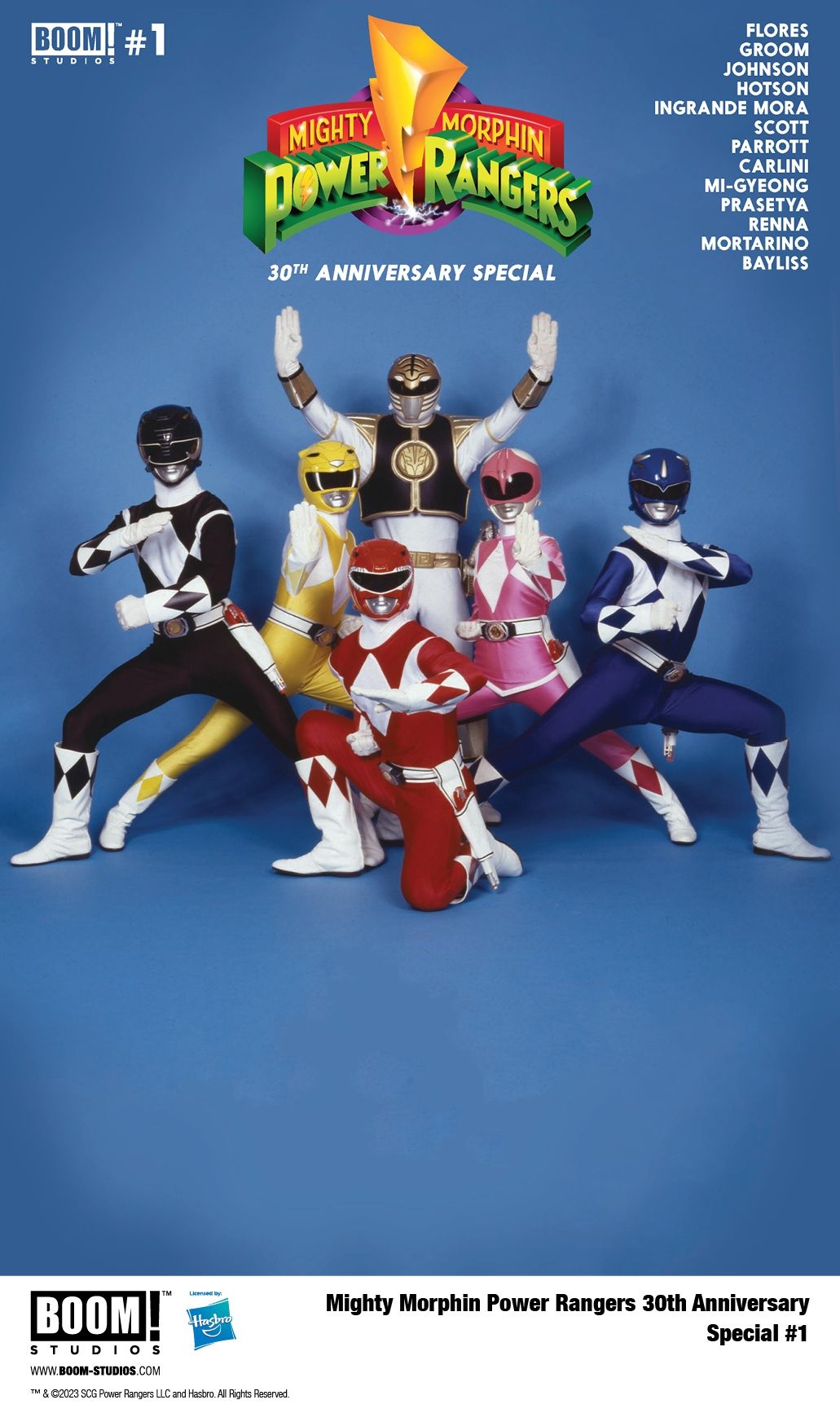 Mighty Morphin Power Rangers 30th Anniversary TV Cover-1