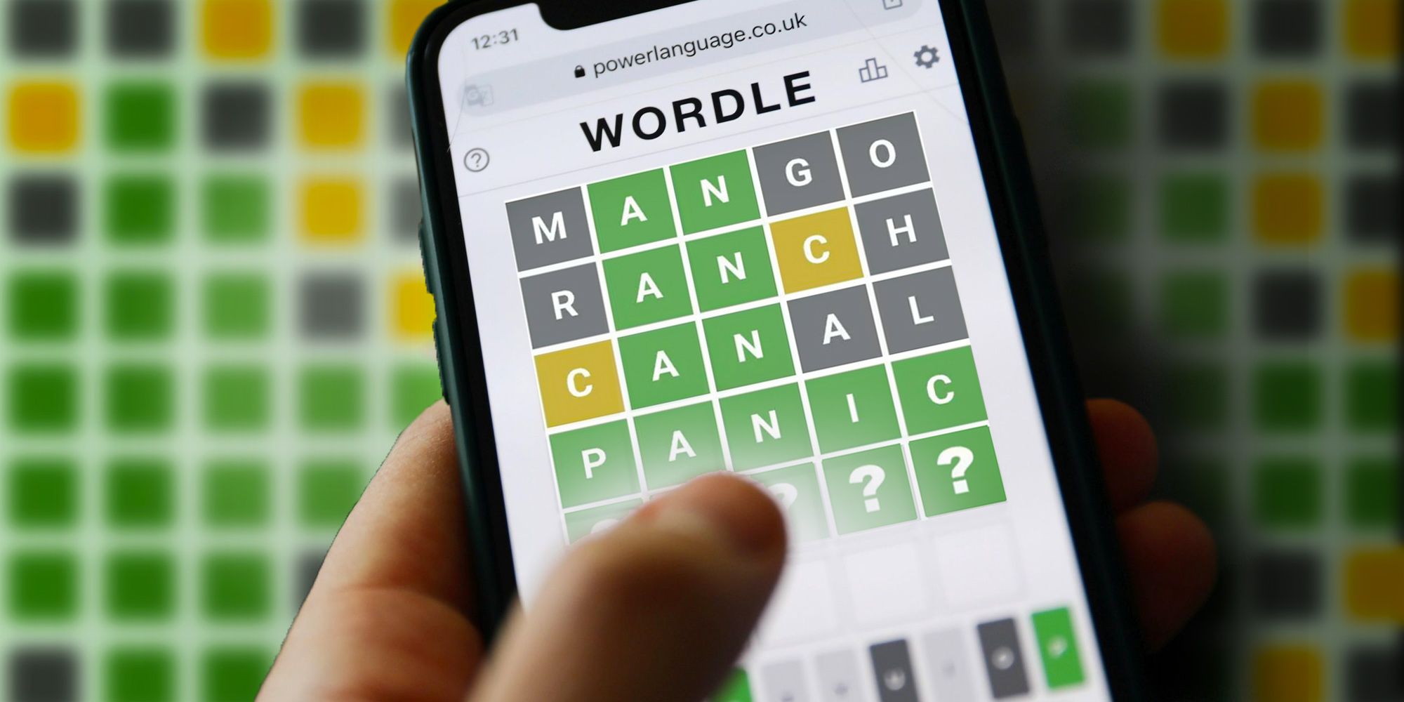 Se reproduce Wordle en el teléfono para obtener la respuesta.