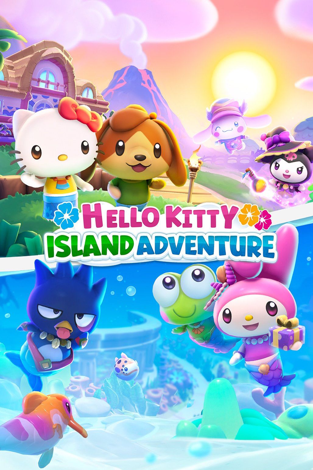 Juego de aventuras Hello Kitty Island Póster