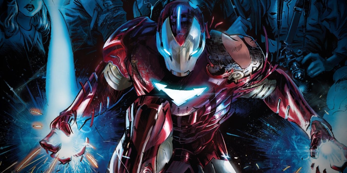 Portada del cómic mágico de Iron Man de Tony Stark