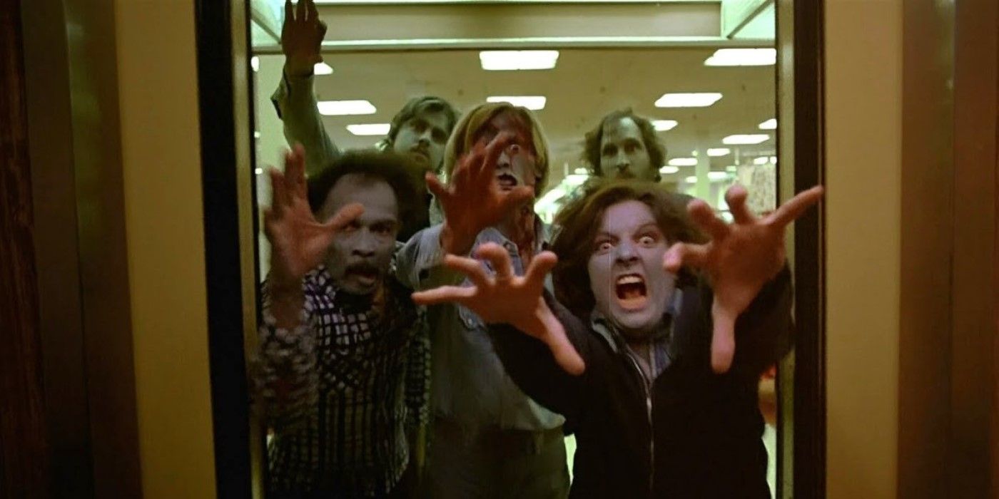Los zombies atacan en un ascensor en 'El amanecer de los muertos'