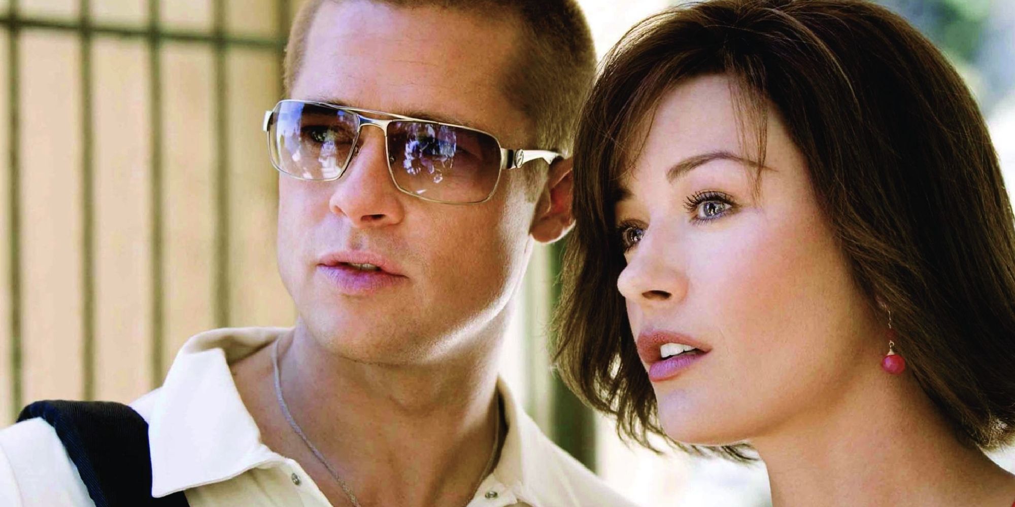 Brad Pitt y Catherine Zeta-Jones en Ocean's Twelve