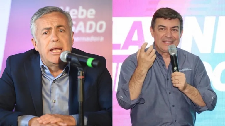 Senator Alfredo Cornejo and Deputy Omar De Marchi are the main candidates in the Mendoza elections this Sunday.  (Photos: social networks of Cornejo and De Marchi)