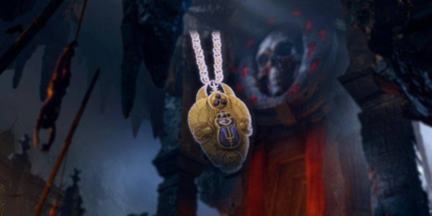 Baldur's Gate 3 Escarabajo de protección Accesorio de amuleto legendario