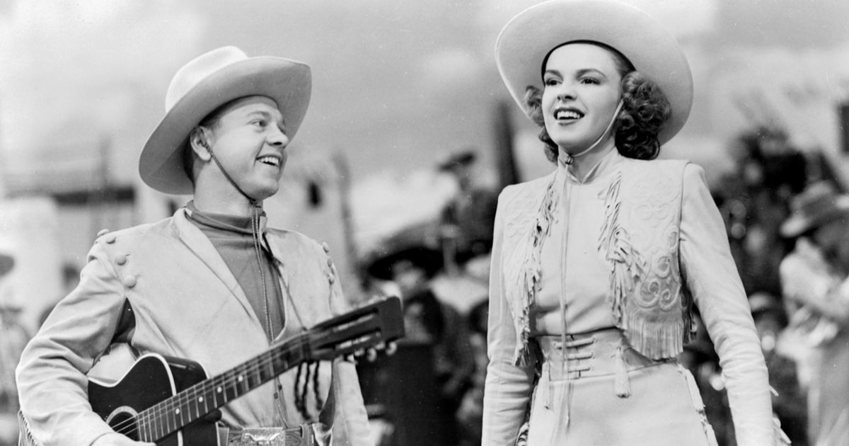 Mickey Rooney y Judy Garland en Girl Crazy