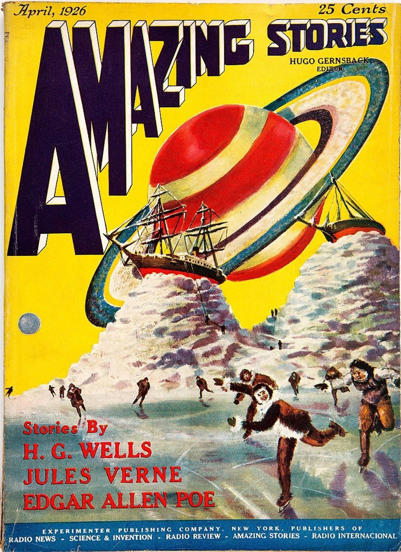 portada de la revista de ciencia ficción Amazing Stories