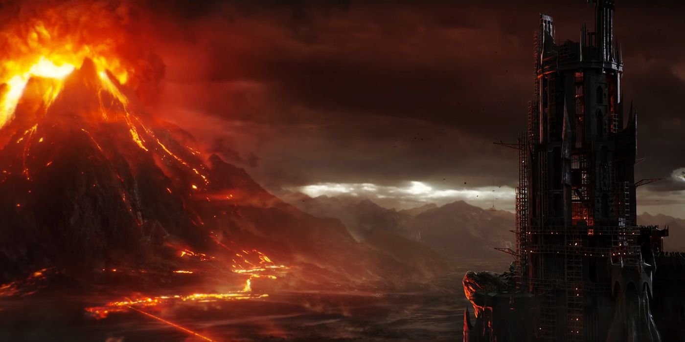 Mount Doom y Barad-dûr en La Tierra Media: Sombras de Guerra