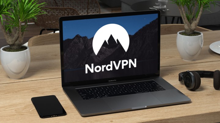 NordVPN ejecutándose en una MacBook Pro.