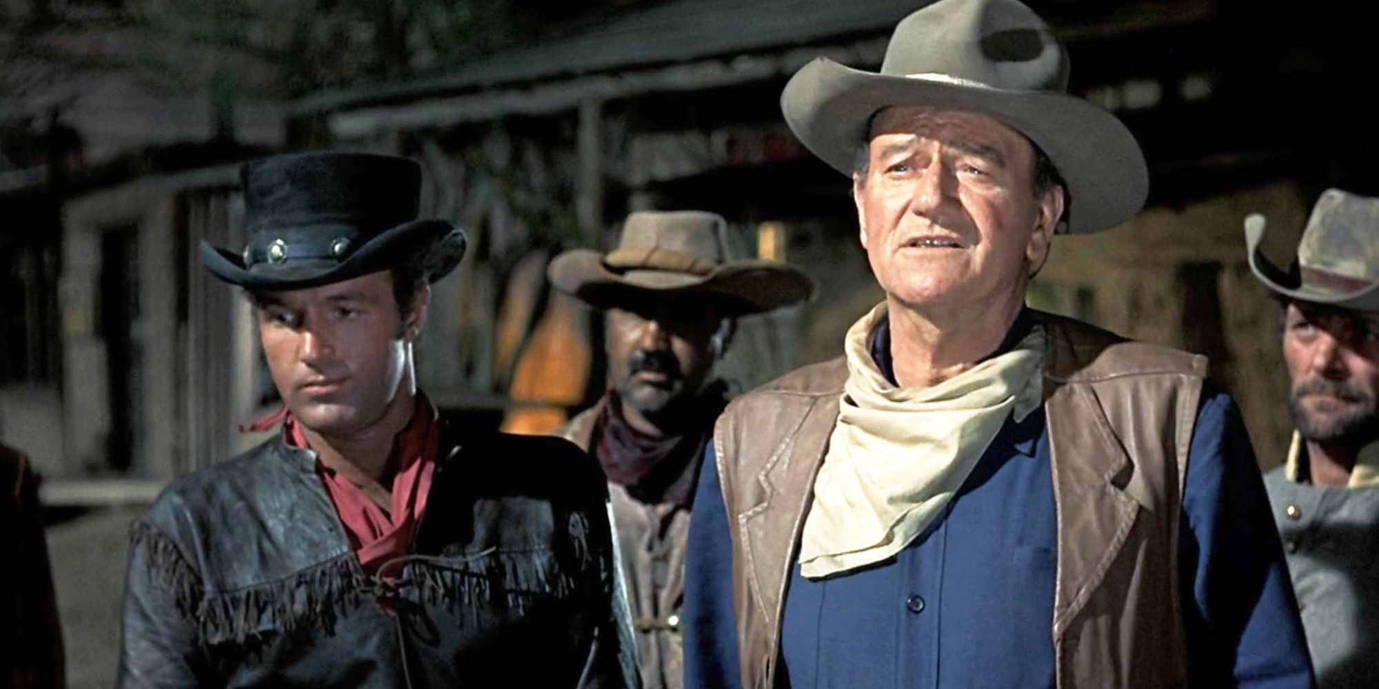 James Caan junto a John Wayne en El Dorado