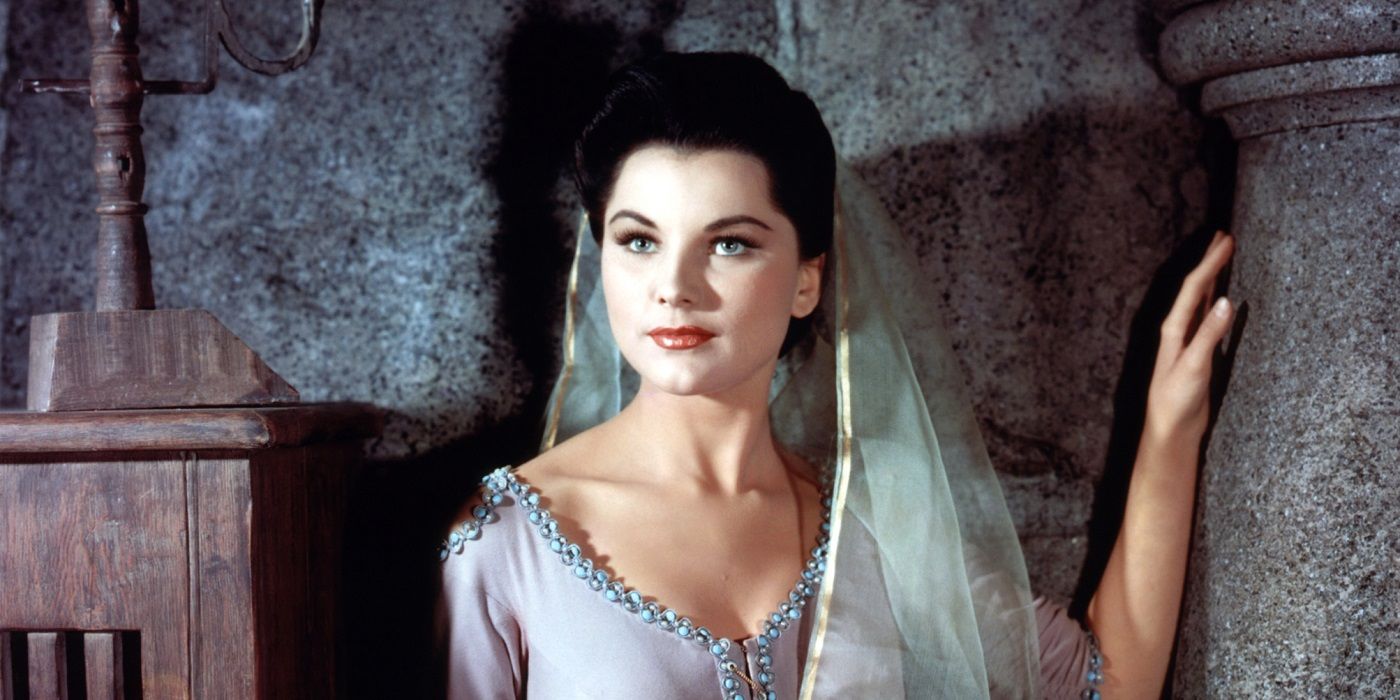 Debra Paget in Prince Valiant (1954).