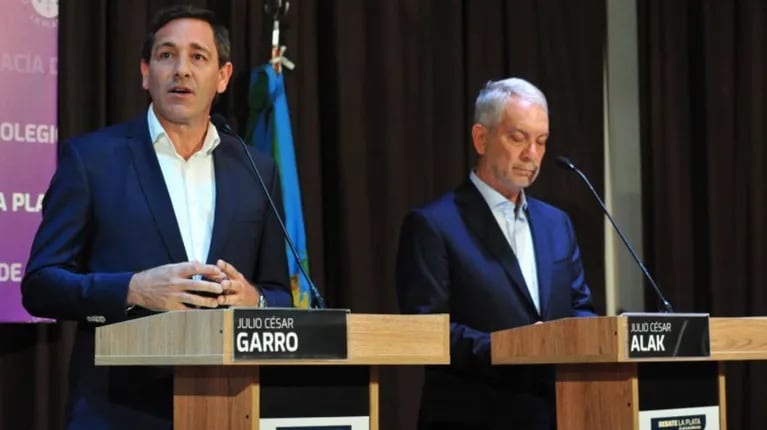 The debate between Julio Garro and Julio Alak in La Plata prior to the general elections (Photo: Impulso Baires).