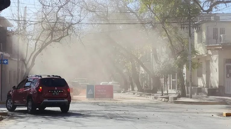 The orange alert is extended due to Zonda wind in Mendoza.  (Photo: courtesy of Diario Uno)