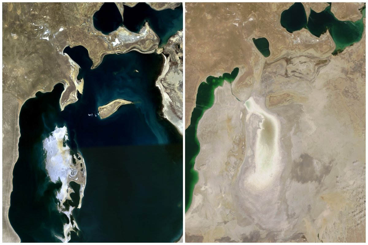 contracción del Mar de Aral