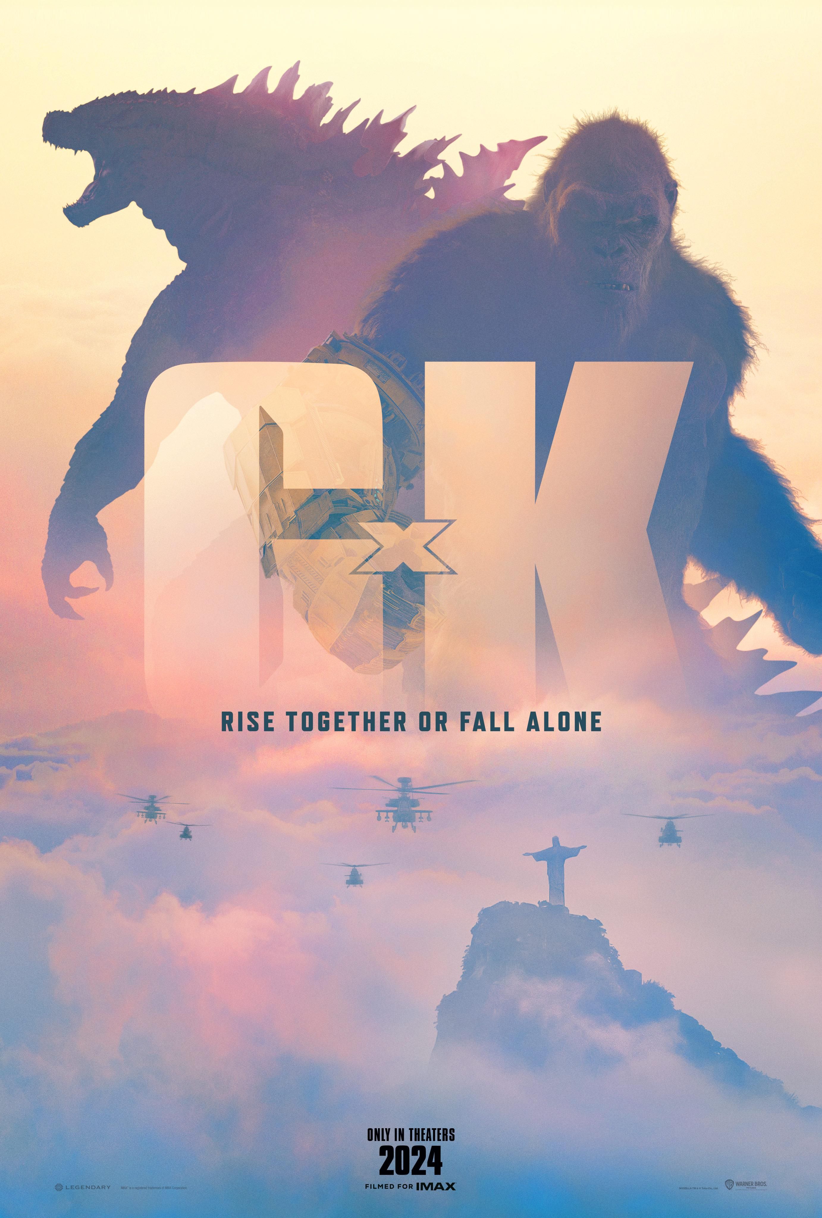 Godzilla X Kong El Nuevo Imperio Nuevo Póster De La Película