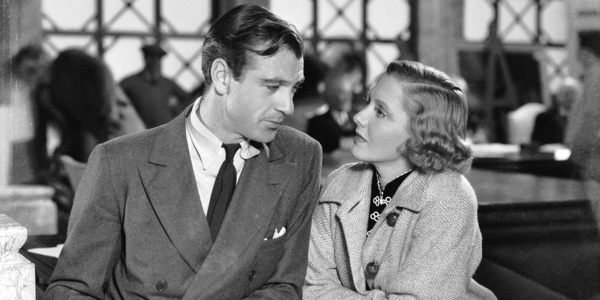 Gary Cooper y Jean Arthur en Mr. Deeds Goes to Town - 1936