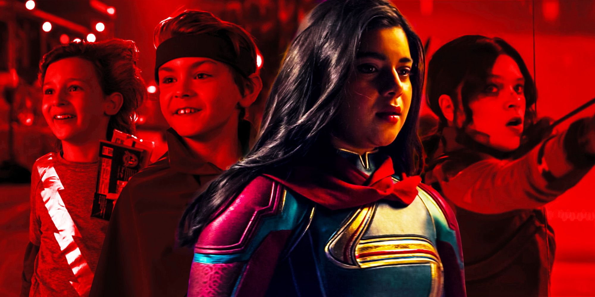 Ms. Marvel, Kate Bishop, Tommy y Billy: potenciales Jóvenes Vengadores a la espera.