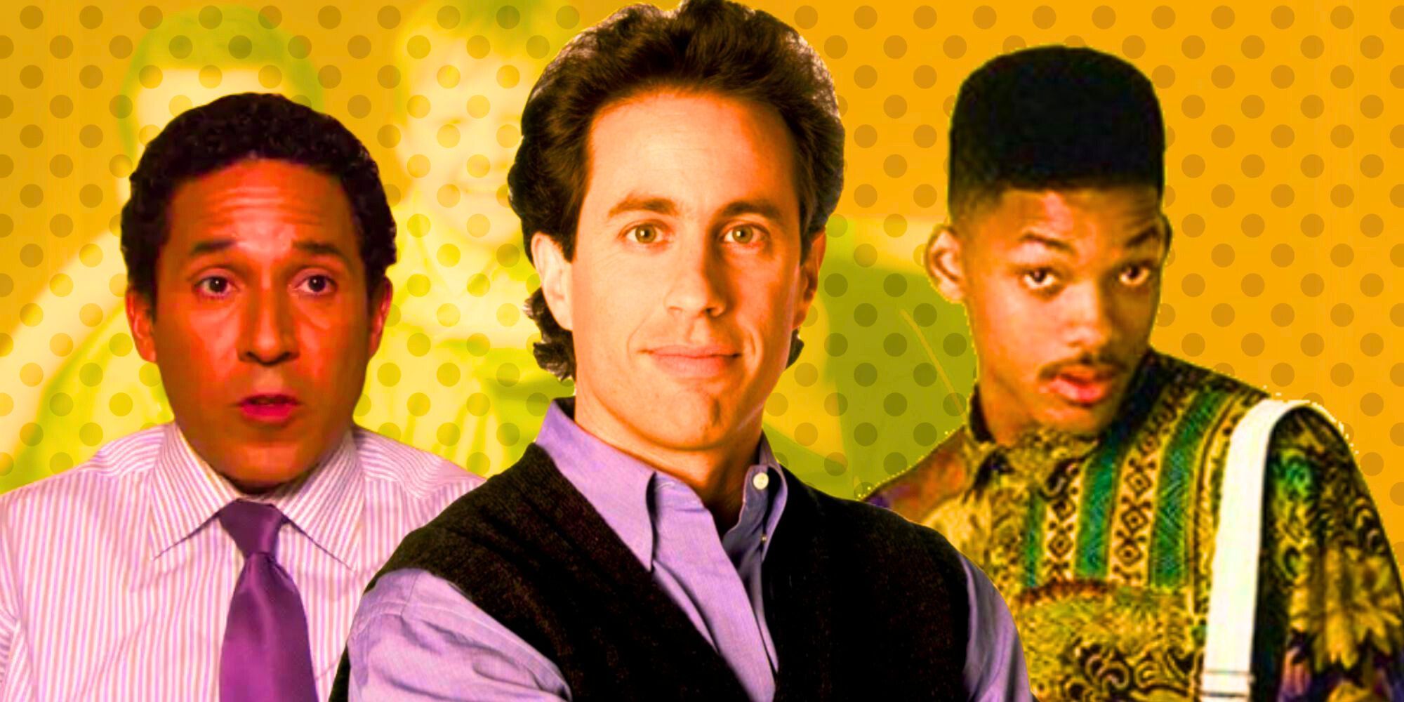 Compuesto de Oscar de The Office, Jerry de Seinfeld y Will Smith de El Príncipe del Rap
