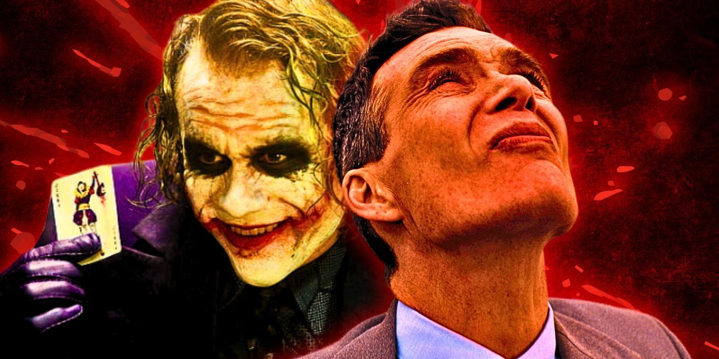 El Joker del Caballero Oscuro junto al Oppenheimer de Cillian Murphy