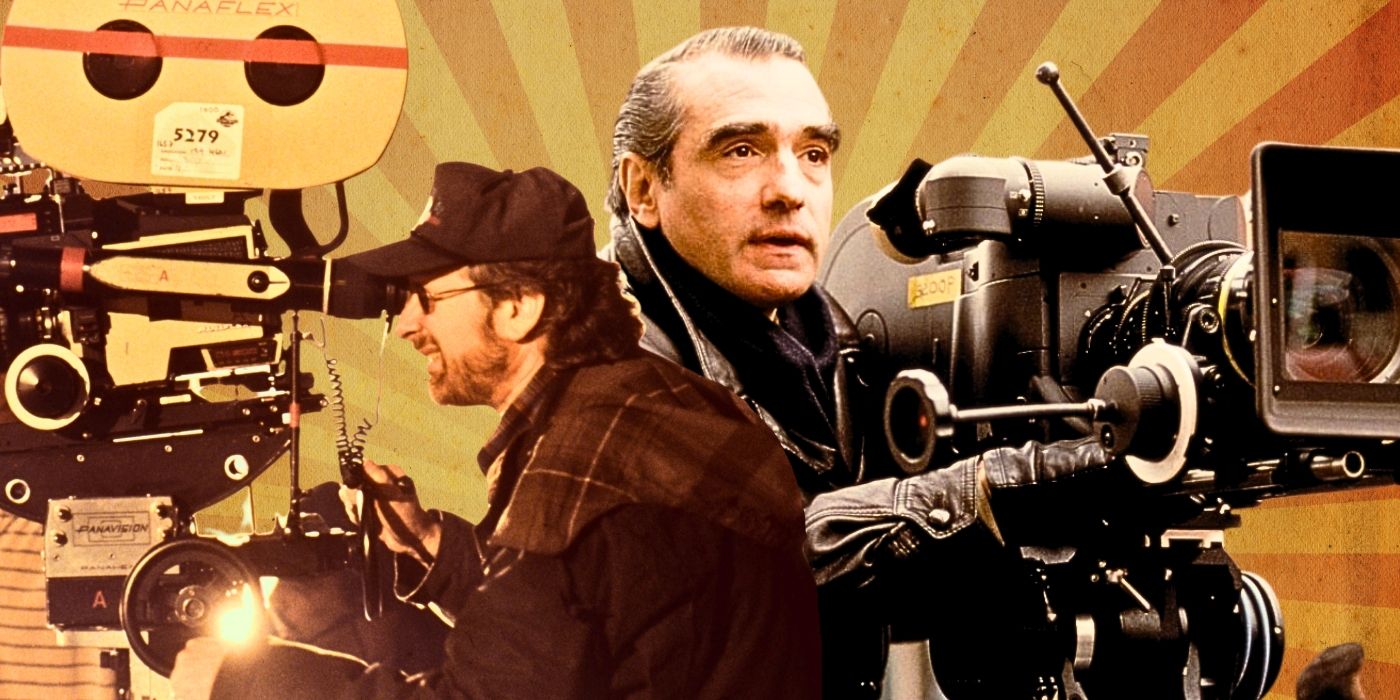 Una imagen personalizada del rodaje de Martin Scorsese y Steven Spielberg