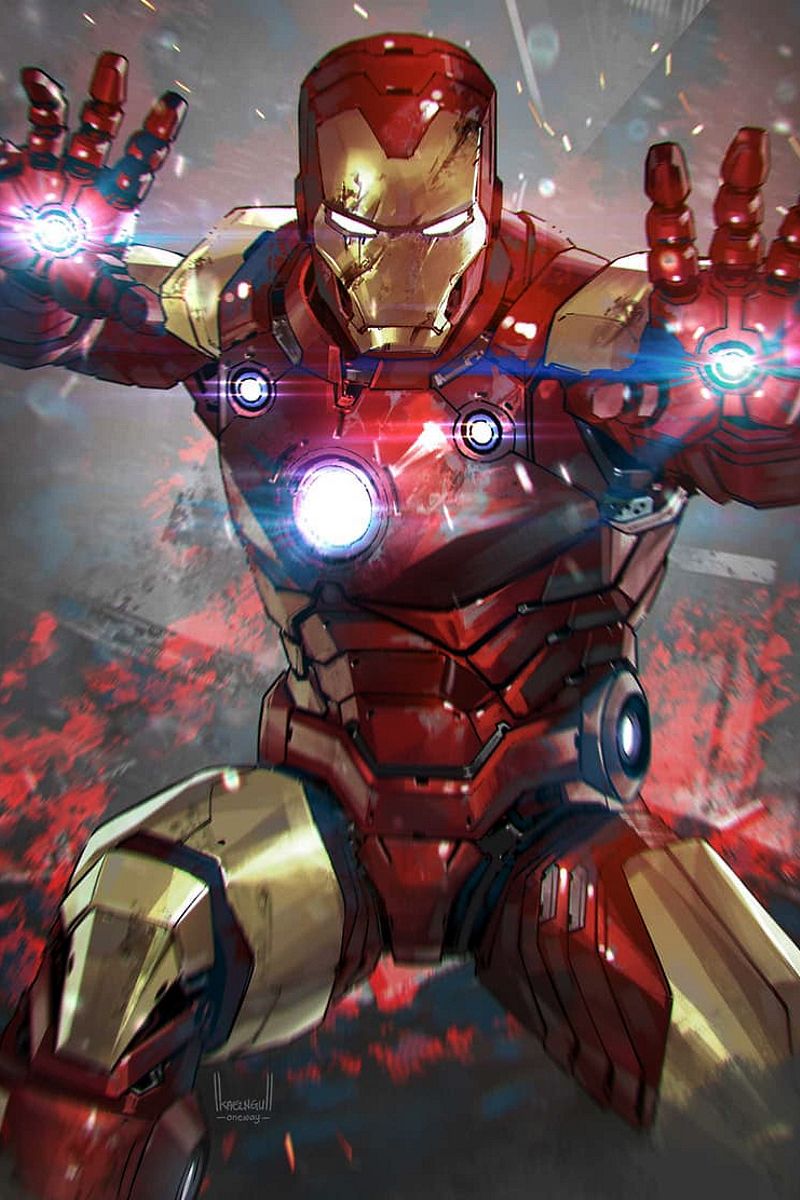 Iron Man en la portada del cómic Marvel