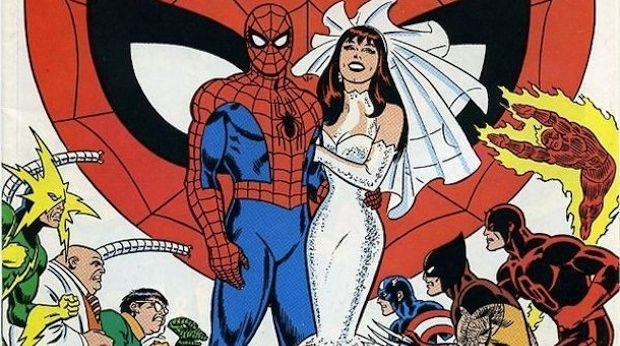 Boda de Spider-Man Mary Jane