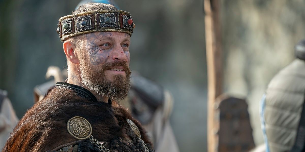 El rey Harald regresa a Kattegat después de la muerte de Bjorn en la temporada 6 de Vikings
