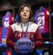 Montse Duran, futbolista, fotografiada en la Botiga del FCB Barcelona