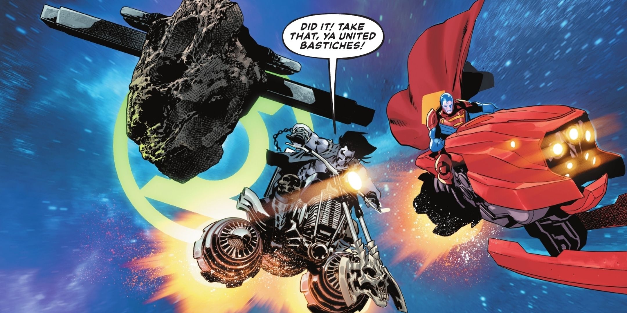 Superman y Lobo escapan de la cuarentena de Planetas Unidos DC