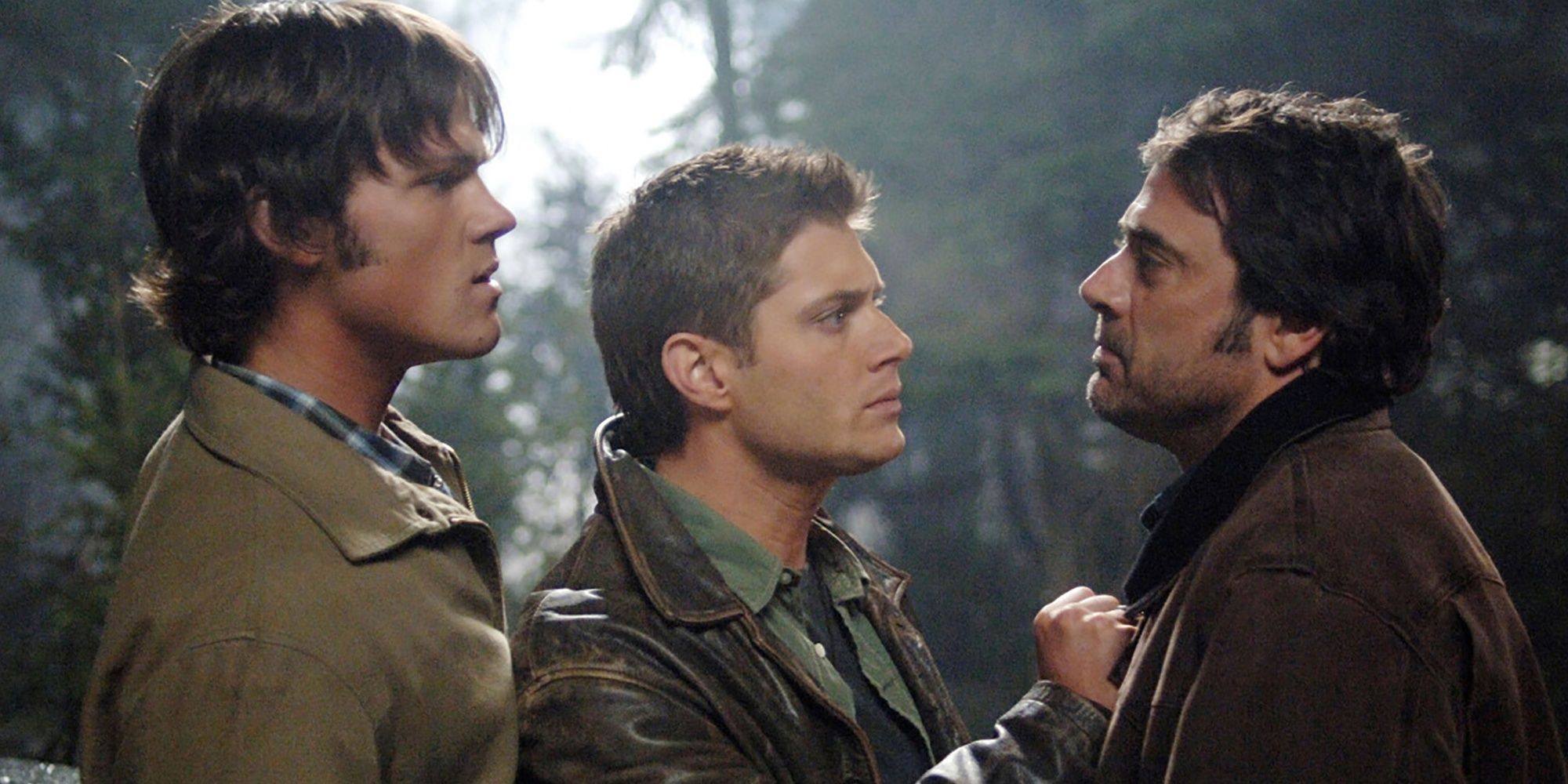 Jensen Ackles, Jared Padalecki, and Jeffrey Dean Morgan in Supernatural 