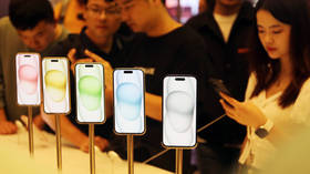 Las ventas de iPhone caen en China