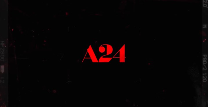 El logo de A24 en un tráiler de "Guerra civil."