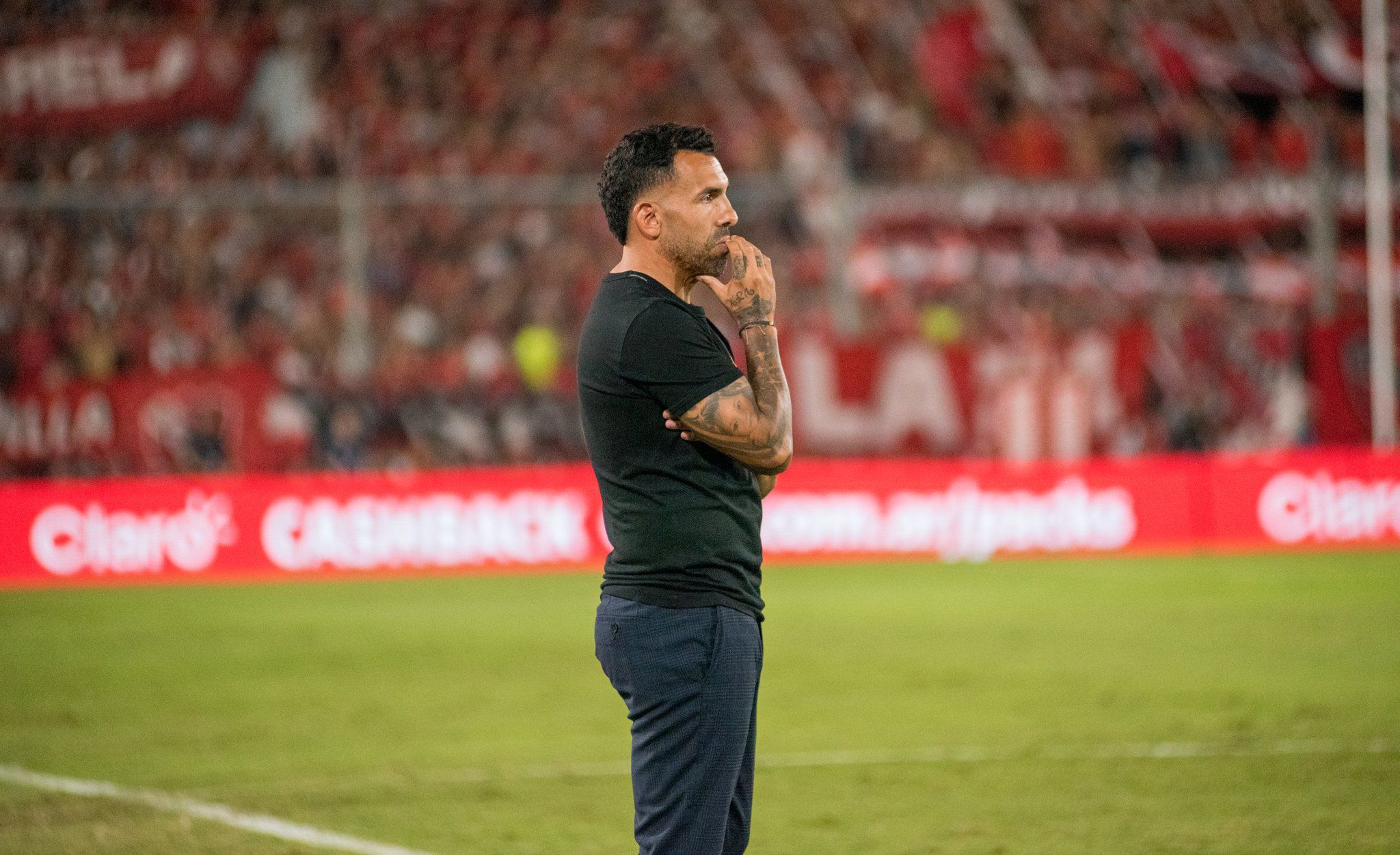 Carlos Tévez spoke after Independiente's 2-1 victory against Argentinos Juniors.  (@Independent)