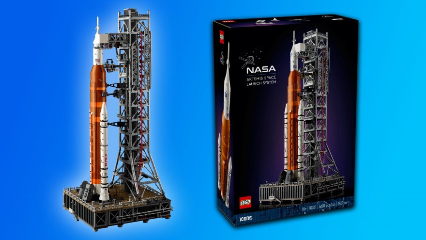 El sistema de lanzamiento espacial Artemis de la NASA LEGO es el nuevo set de tus sueños: ¡un cohete multietapa con 2 propulsores y una torre de lanzamiento!