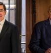 El presidente del BBVA, Carlos Torres, y el Sabadell, Josep Oliu