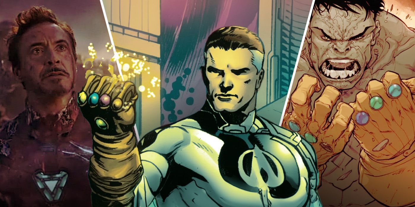 Muchos personajes de Marvel han usado el Infinity Gauntlet, como Iron Man, Mister Fantastic e incluso Hulk.